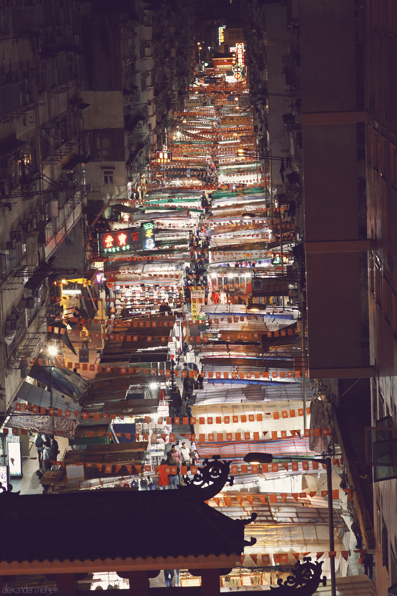 Night Market Foto von Nachtmarkt in Hongkong